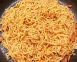 辛ラーメンアレンジ(汁なし焼きそば)作り方5写真