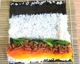 大豆の肉みそアレンジ☆ヴィーガンキンパ作り方5写真