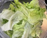 焼肉タレの玉レタスサラダ作り方1写真