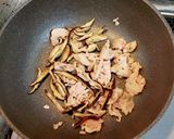 干し椎茸入り青椒肉絲風炒め作り方4写真