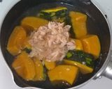 かぼちゃの煮物シーチキン餡かけ作り方1写真