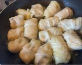 餃子みたいな小さな焼きロールキャベツ作り方6写真