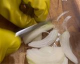 ンドゥイヤと茄子のアラビアータ　パスタ作り方1写真
