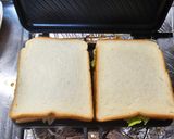 ウィンナーチーズ卵のホットサンド作り方7写真