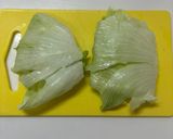【簡単朝食】レタスのツナマヨホットサンド作り方3写真