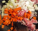 挽肉とレンズ豆の洋風煮物作り方2写真