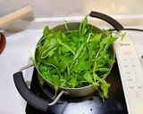 コヨメナと干し豆腐の和え物作り方2写真