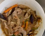 中華風簡単キムチ牛丼味回鍋肉青椒肉絲風作り方17写真