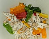 レンジで茄子とカラーピーマンの煮浸し作り方5写真