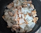 豚バラ大根の味噌っ粕丼♡作り方7写真