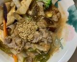 簡単クリーミー味噌焼きそば味青椒肉絲風作り方18写真