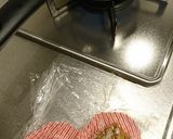 なめこの溶き卵味噌汁作り方1写真