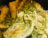鶏肉のジェノベーゼソースパスタ作り方2写真