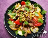 ひき肉とズッキーニのマヨ炒め【夏野菜の報告会🍅】作り方4写真
