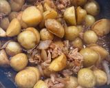 新じゃがと豚バラの甘辛煮(朝ご飯にも◎)作り方6写真