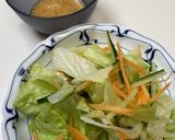 野菜サラダとポン酢ドレッシング作り方3写真
