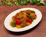 豚こまと夏野菜の簡単酢豚風炒め作り方7写真