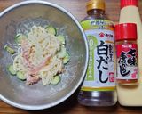 ヨウサマの減塩居酒屋風素麺サラダ作り方1写真