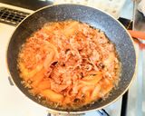 レトルト 活用術 松屋の牛丼で他人丼作り方4写真