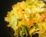 米粉のお好み焼き●緑黄野菜玉作り方2写真