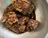 鶏レバー唐揚げ　ネギポン酢和え作り方4写真