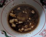 混ぜてレンチン！卵黄のせ濃厚油うどん作り方1写真