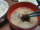 ソゾ(海藻)の味噌汁
