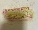 餃子の皮 ブリトー風 ポークチーズ作り方2写真