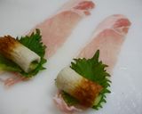 簡単3分！ちくわ胡瓜の肉巻き作り方2写真