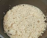 キヌアde豚バラキムチ炒飯☆弁当☆レンジ作り方3写真