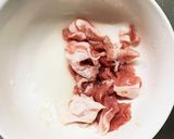 レンジ簡単きな粉オイスター焼肉味甘酢酢豚作り方1写真