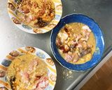 レンジ簡単きな粉ニラ玉生姜あん味甘酢酢豚作り方4写真