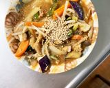 レンジ簡単きな粉ニラ玉生姜あん味甘酢酢豚作り方18写真