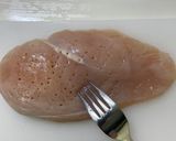 鶏胸肉幽庵焼き風　黄身ソース作り方1写真