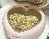 林檎入り♡焼き鳥缶の炊き込みご飯作り方4写真