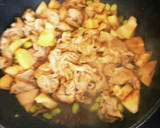 豚もも肉とタケノコと枝豆を焼肉のタレで！作り方5写真