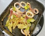 イカとネギのマヨ醤油炒め作り方6写真