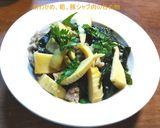 新若布、春キャベツの塩焼きそば　発酵玉葱作り方11写真