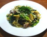 新若布、筍、豚シャブ肉の炒め物作り方8写真