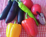 アゼルバイジャン＊夏野菜のマンガルサラダ作り方1写真