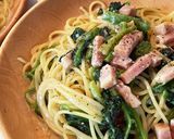 ベーコンとほうれん草のクリーム風パスタ作り方7写真