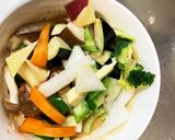レンジフルーティー味噌味根菜茄子野菜炒め作り方12写真