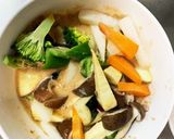 レンジフルーティー味噌味根菜茄子野菜炒め作り方15写真