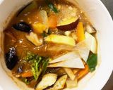 簡単きな粉油淋鶏味ツナ根菜茄子野菜炒め作り方17写真