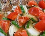 新玉ねぎとトマトと肉団子のスープ煮作り方4写真