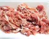 美味♪豚小間肉カボチャもやしの炒め物作り方1写真