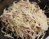 美味♪豚小間肉カボチャもやしの炒め物作り方5写真