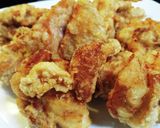 おにぎり（唐揚げ　梅）弁当用作り方1写真