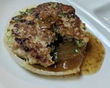簡単！新玉ねぎつくねステーキ作り方4写真