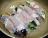 簡単！茄子の肉巻きのダシ煮作り方3写真